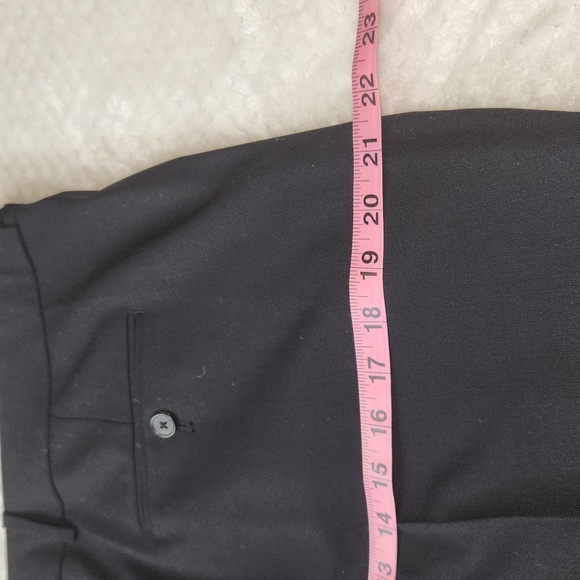 VINCE. WOMENS PANTS LIGHTWEIGHT WOOL BLEND SIZE 12 BLACK COLOR - Picture 12 of 15